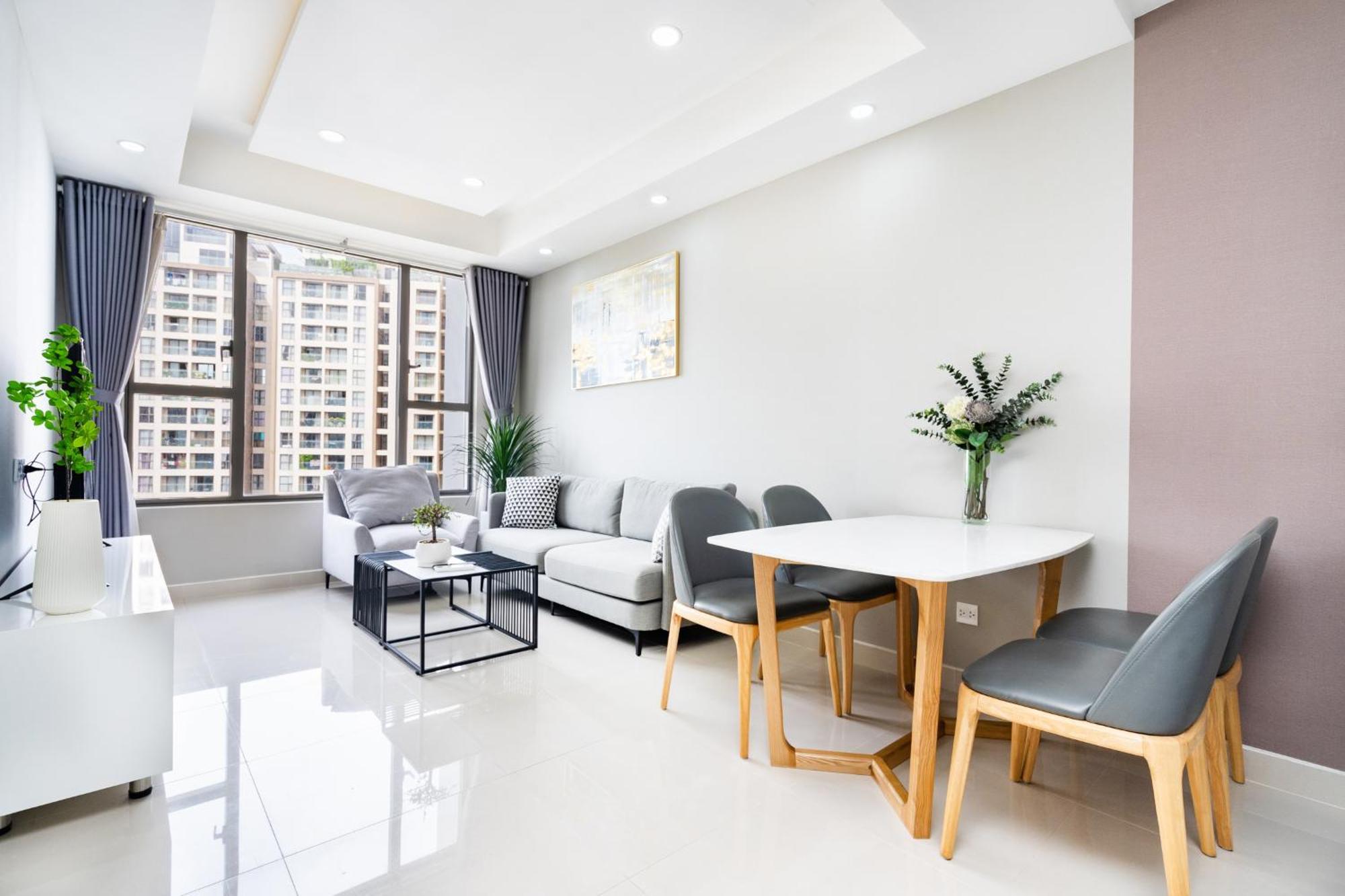 Min' Apartment - Rivergate Residence Downtown Bui Vien - Free Pool Ciudad Ho Chi Minh  Exterior foto